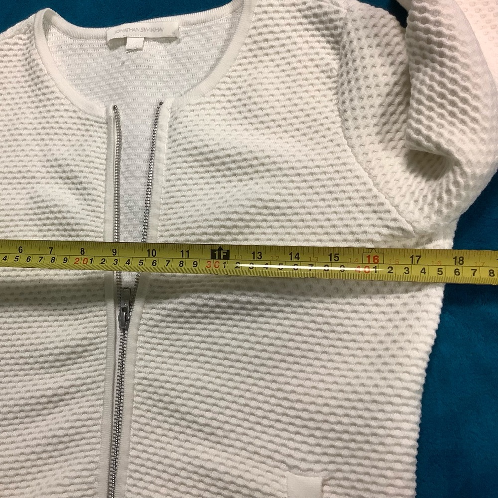 Jonathan Simkhai Cropped Oversized Jacket - image 7